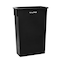 Alpine Industries 23 Gallon Black Slim Trash Can ALP477-BLK  - alternate 2